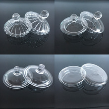 3ZBY玻璃杯杯子 圆形马克杯玻璃杯盖透明玻璃茶壶盖杯盖子 水杯盖