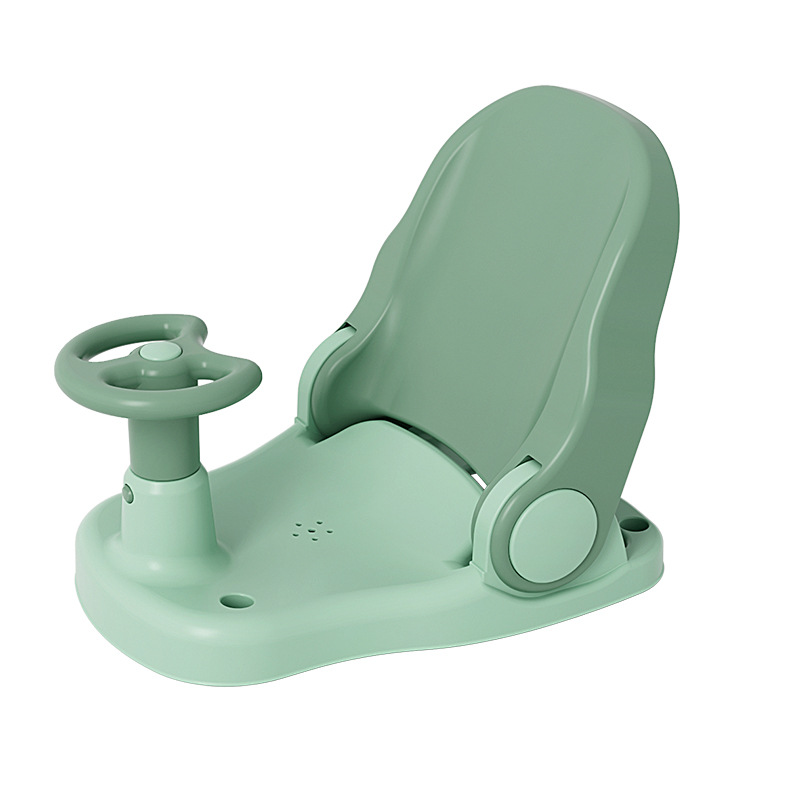Silla de baño de bebé plegable artefacto de baño de bebé soporte reclinable taburete de baño asiento de bañera taburete de baño antideslizante