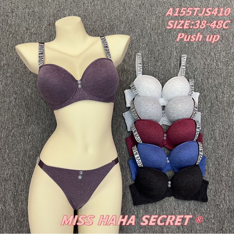 Cross-Border Foreign Trade Plus-Size Lingerie, Rhinestone Bra Straps, Cotton Panties, Adjustable Panties, Lingerie Sets, Manufacturer Wholesale