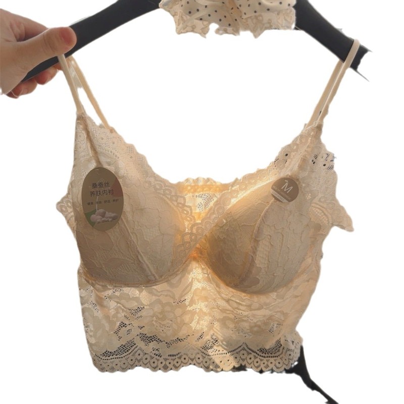 セクシーなレースのサスペンダーの女性の胸のパッドの一体式の固定の杯の美の背中は胸を拭いて底を打ってベストの短い上着を掛けます。|undefined