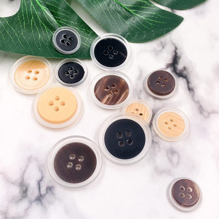 新款树脂纽扣扣子毛呢大衣风衣扣西装西裤大衣扣纽扣百搭精致扣子