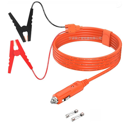Батарея с зарядкой, кабель, зажигалка, 12v, крокодил