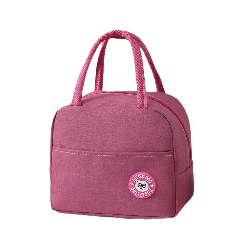 Handheld Waterproof Insulated Lunch Bag, Compact Food Thermos Carrier, Multiple Colors