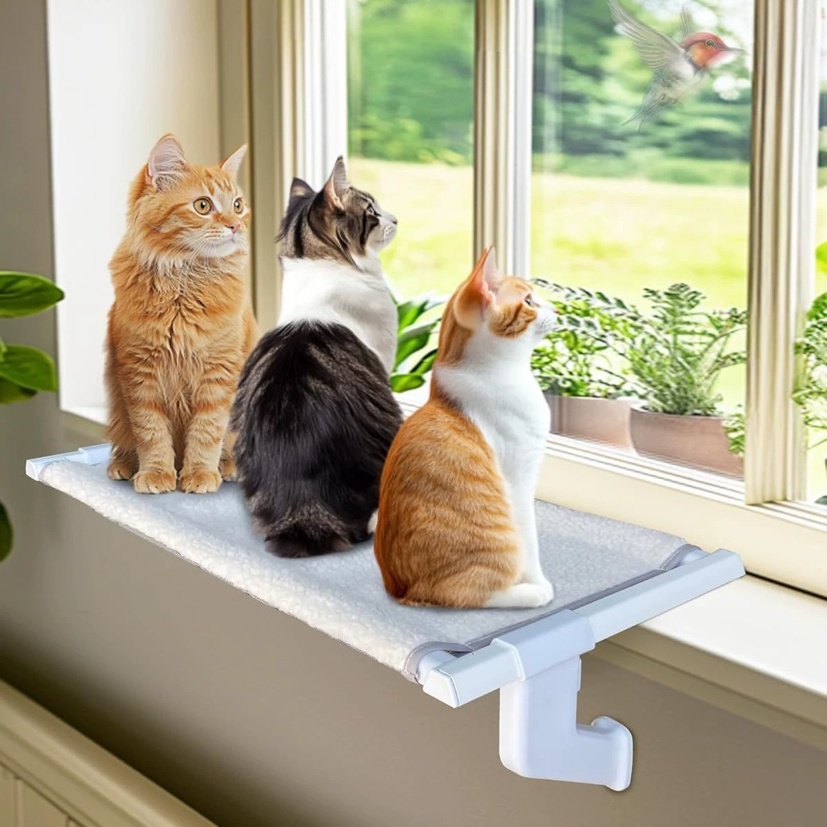 Кошачья кровать Кошачье гнездо Кошачье гнездо четыре сезона универсальное солнце у окна зимой