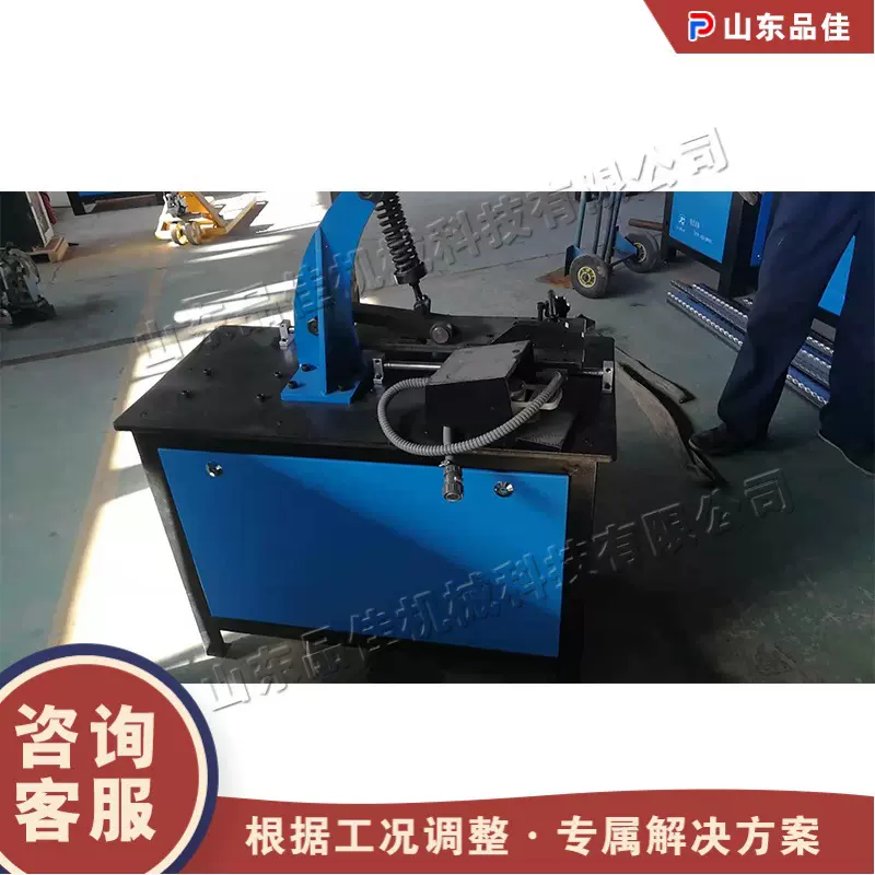 半自动铁艺搓卷机 方钢管材搓卷弯花设备 金属型材加工成型机械