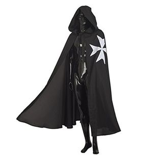 European and American Style Medieval Clothing Templar Knights Teutonic Knights Cloak Roman Empire Warriors Cloak Hooded