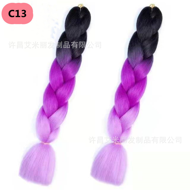 Trenzas africanas con cabello rosa渐 – materiales de alta temperatura, estilo boxeador