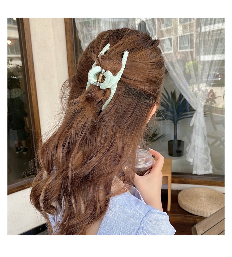 新款纯色超仙抓夹