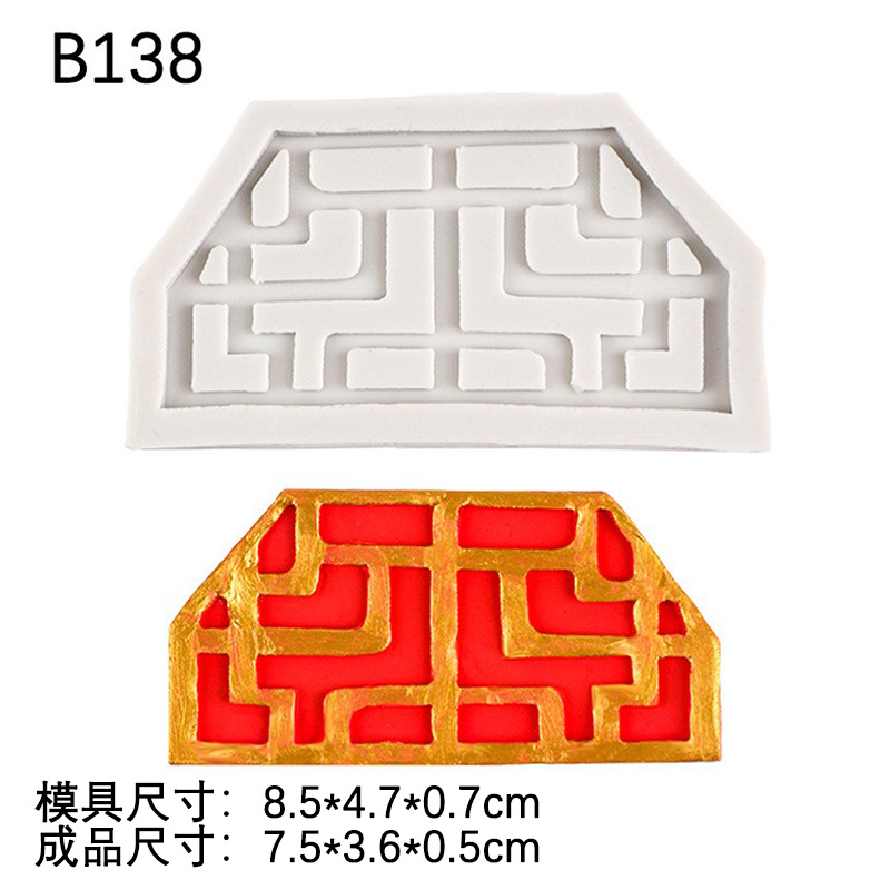Suerte flores florecen y ricos negocios está en auge placa antigua moneda de silicona molde DIY creativo etiqueta engomada del refrigerador colgante