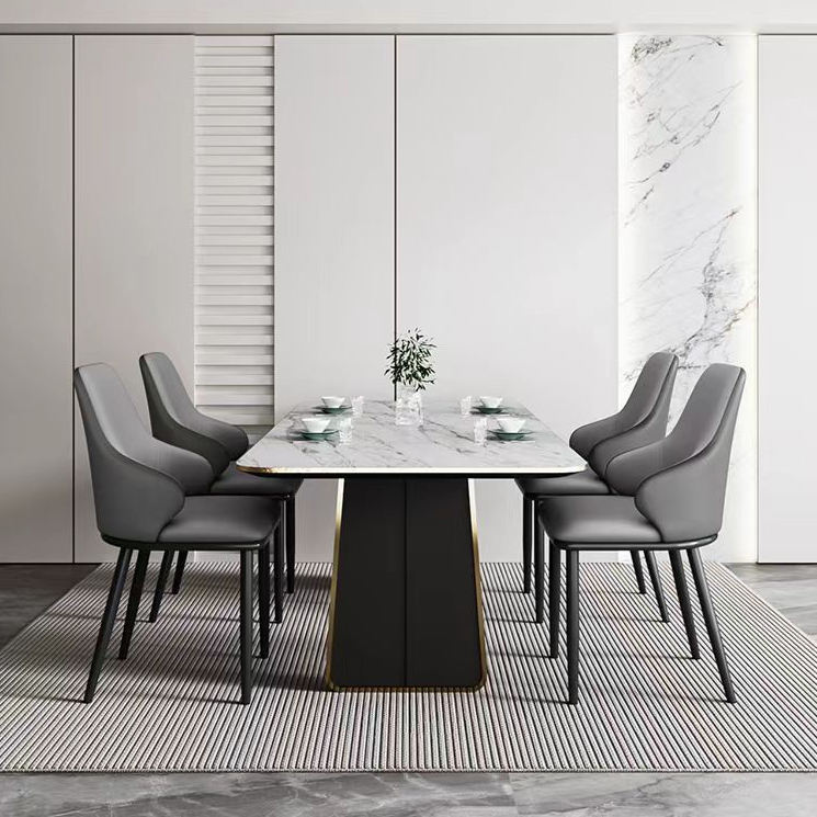 Exportación transfronteriza italiana silla de tela silla de mesa de comedor de lujo ligera silla de alta sensación silla de comedor moderna simple