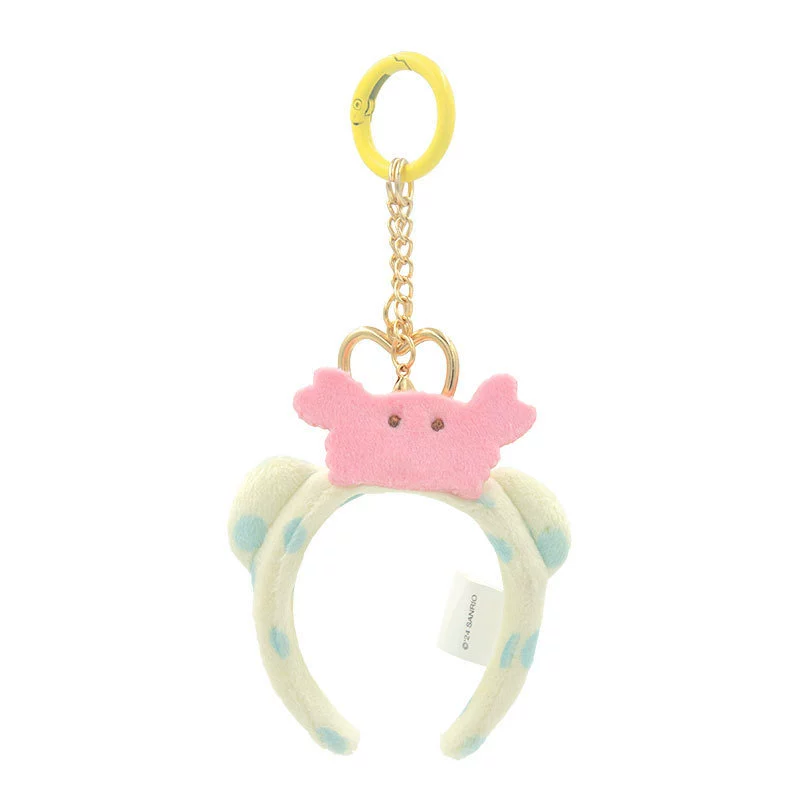 Плюшевый кулон Sanrio Hello Kitty, лицензионный талисман для сумки, плюшевый брелок, случайный цвет