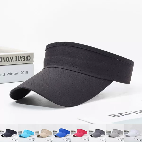Sun Hat Men's Sunscreen Outdoor Running Breathable Summer Sun Hat Summer Sun Hat Women's Empty Top Hat Trendy Tennis Hat