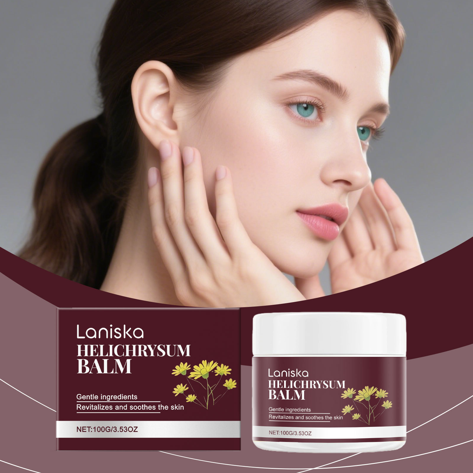 Laniska Skin Care Cream Moisturizes Facial Skin, Smooths and Hydrates, Refreshes and Rejuvenates Skin Care Cream