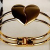 Matte bracelet heart shaped, jewelry, accessory, Korean style, wholesale