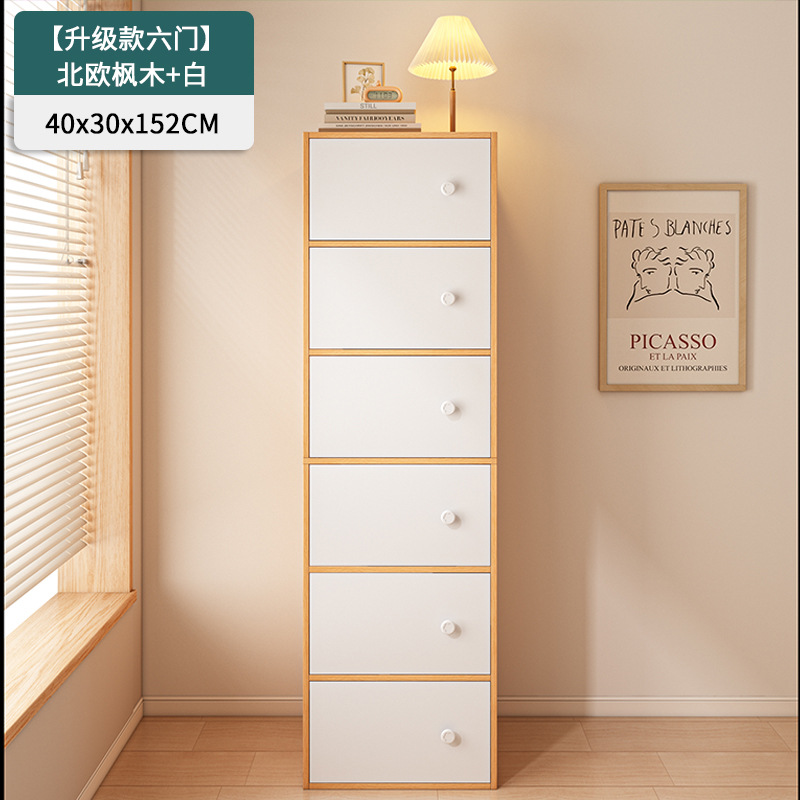 Estante de libros estante de piso sala de estar armario de libros armario de almacenamiento integrado contra la pared almacenamiento doméstico con puerta armario de exhibición a prueba de polvo