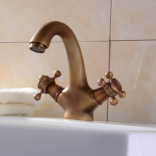 Hot and cold water basin faucet table basin bathroom washbasin faucet antique table basin faucet kitchen faucet