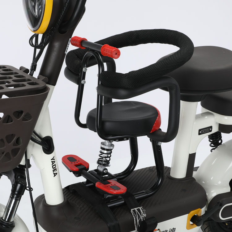 Suitable for Electric Vehicles, Front-Mounted Baby Seat with Thickened Cushion, Universal Type for Electric Motorcycles and Small Spaces, Child Seat with Reduced Space Requirements