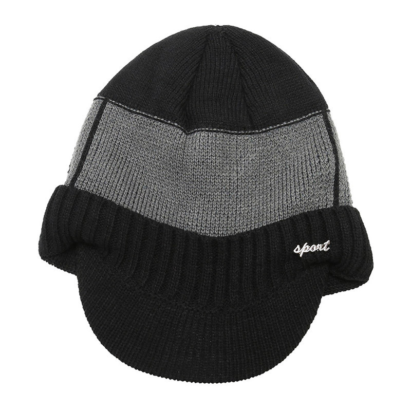 New Autumn and Winter Plush Ear Protection Woolen Hat for Middle-aged and Elderly Men, Father's Knitted Hat for Winter Grandpa, Old Man's Men's Style_voghion.com