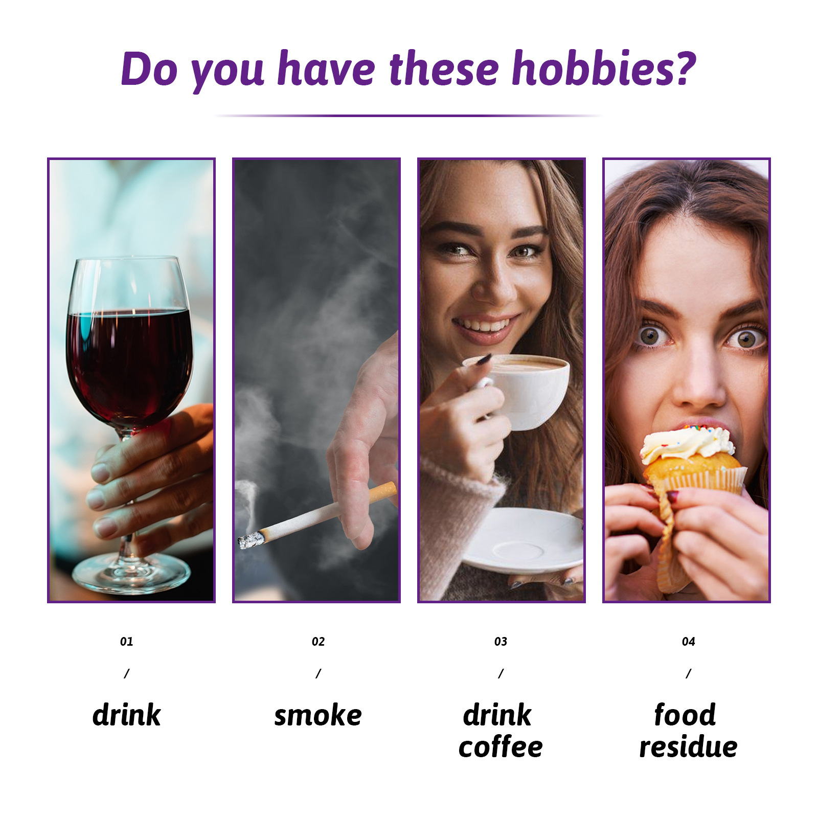 Jaysuing Lila Zahnpasta, hellt weiße Zähne auf, reinigt Flecken und Flecken, Geruch, frischen Atem_voghion.com