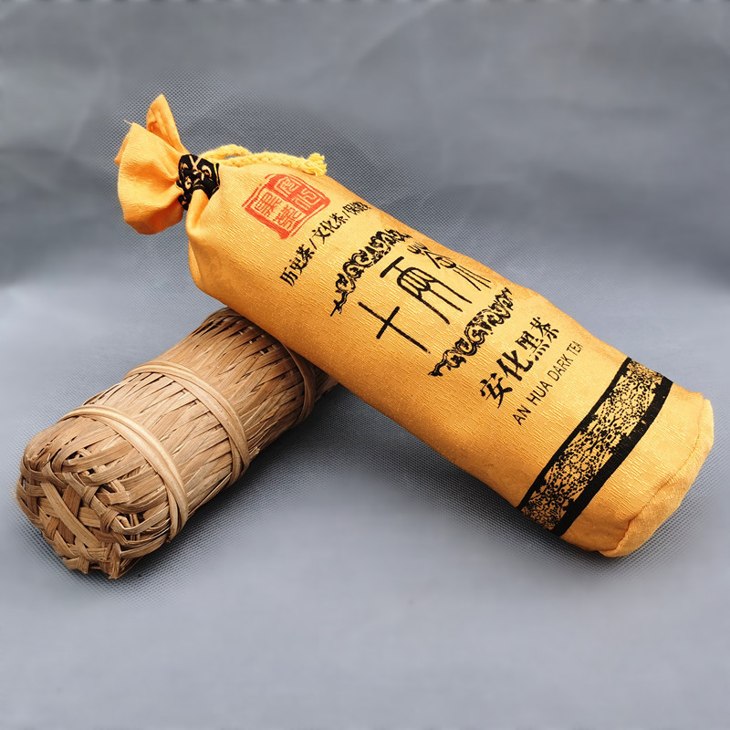 安化黑茶十两茶 小千两湖南黑茶花卷茶