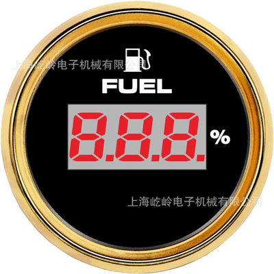 52mm car truck truck automobile instrument - phnom-penh-black-bottom-digital-display