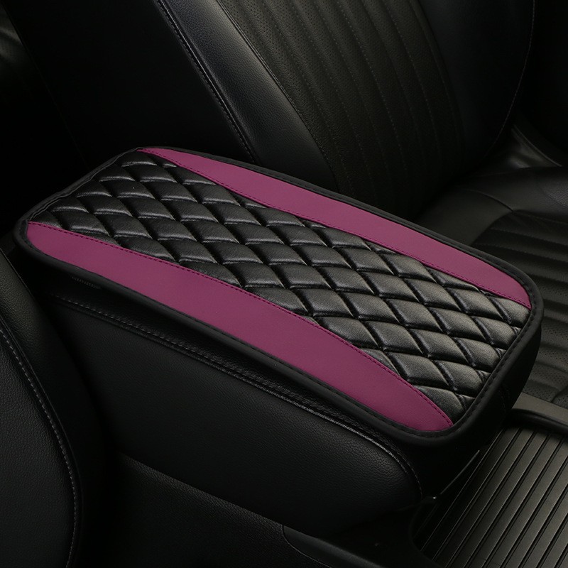 Car Central Armrest Box Pad Cross-Border Manufacturer Carbon Fiber Car Armrest Box Pad Memory Foam Armrest Cover Protective Pad