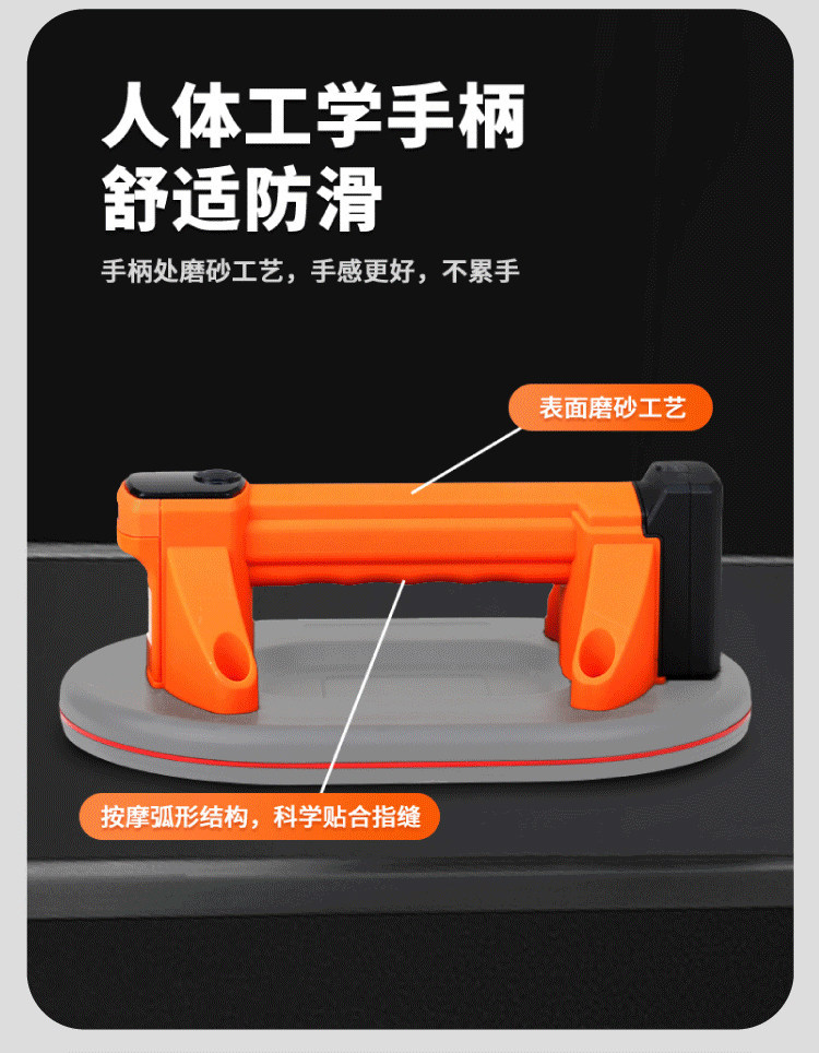 Taylor Dual-Motor Electric Suction Cup Air Pressure Lifting Device for Handling Large Glass, Tiles, Marble, and Rough Surfaces on Construction Sites