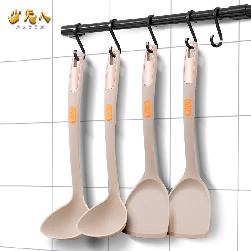 廚房工具矽膠鍋鏟不粘鍋廚房家用炒菜鍋鏟子湯勺家用廚具