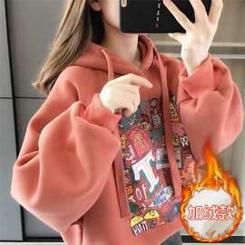 女童春秋卫衣2026新款韩版网红洋气儿童连帽长袖中大童时髦上衣服