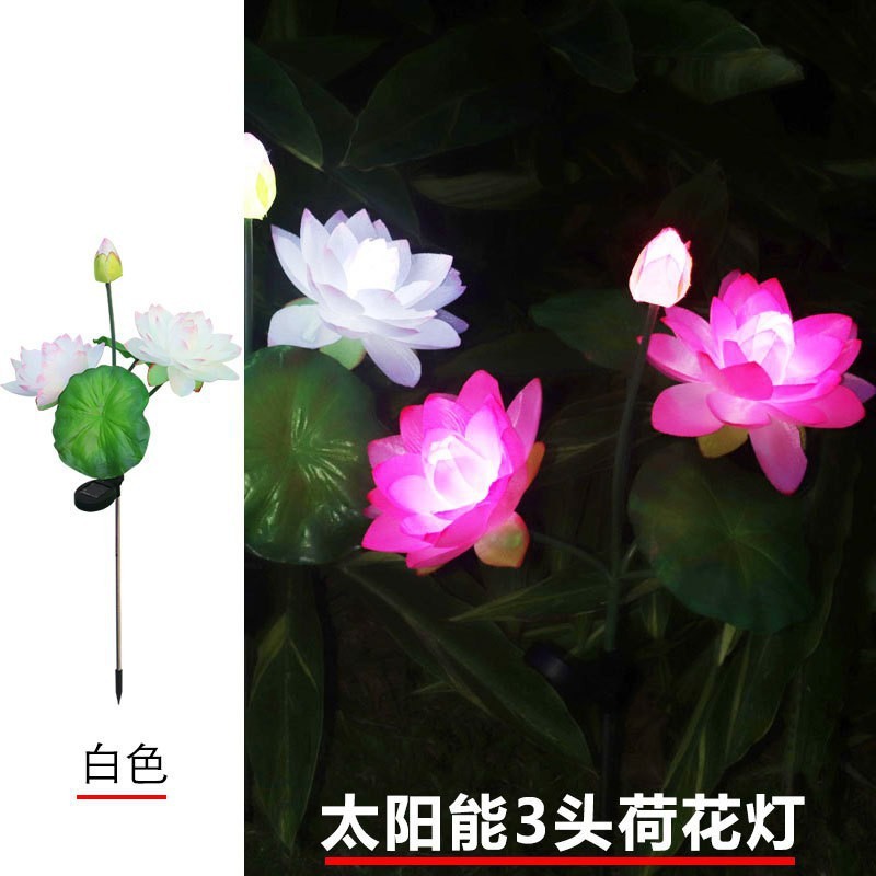 国境を越えたソーラーライト、グラウンドプラグライト、ヒマワリ、バラ、造花、タンポポ、芝生、銅線ストリングライト|undefined