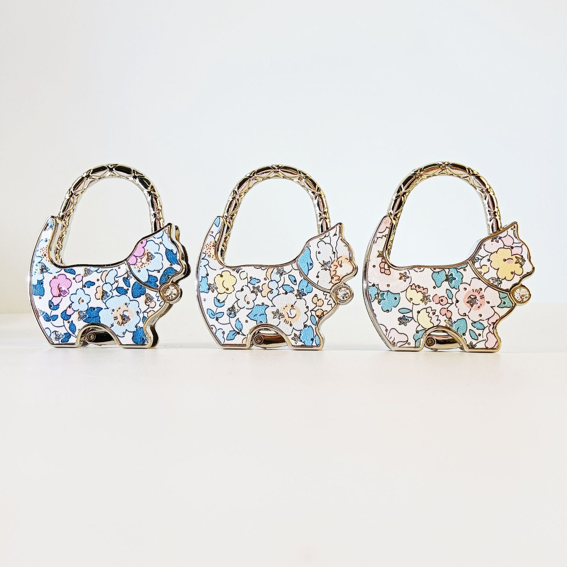 Fat Cat Bag Hook Multifunctional Portable Bag Hook for Tabletops Jewelry & Accessories_voghion.com
