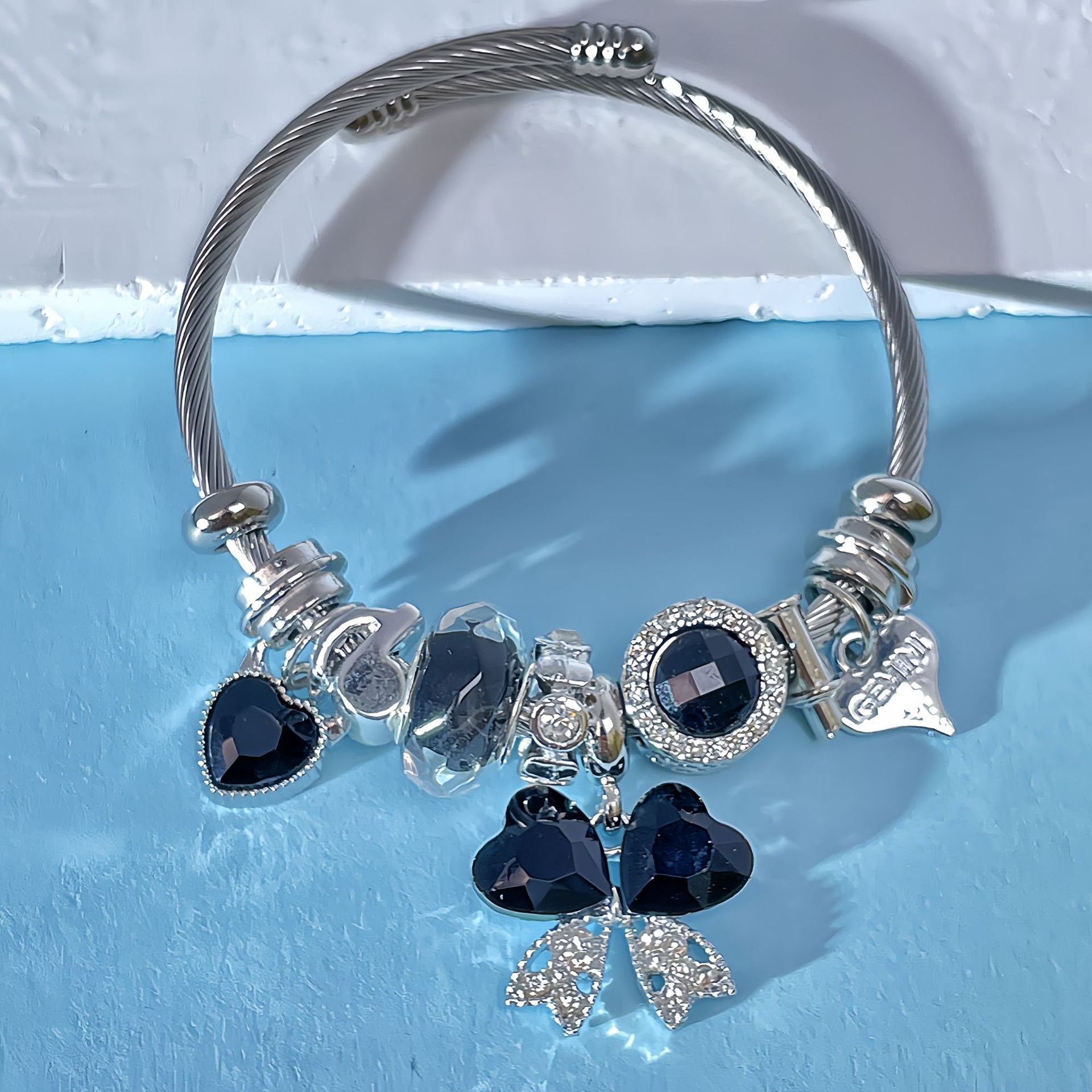 Pulsera mariposa negra