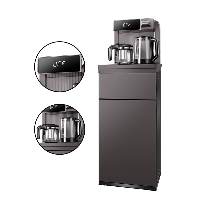 Умная чайная станция для экспорта, для домашнего использования, напольная для офиса, с функцией приготовления горячего и холодного чая, вертикальный диспенсер для воды, мгновенный нагрев.