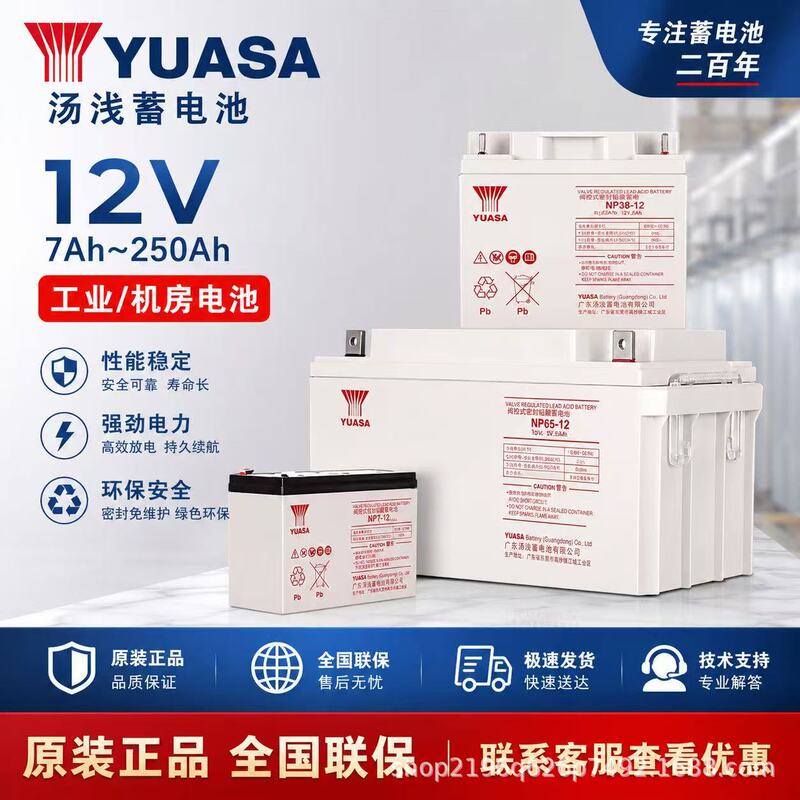 Yuasa battery YUASA NP24-12 12V24AH maintenance-free UPS battery for DC panel use