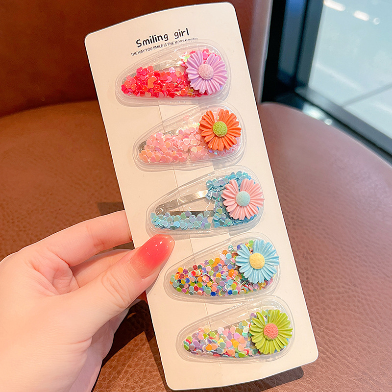 Bebé súper lindo clip tocado fruta de los niños pequeño clip horquilla rota de la niña linda verano Bangs horquilla accesorios para el cabello