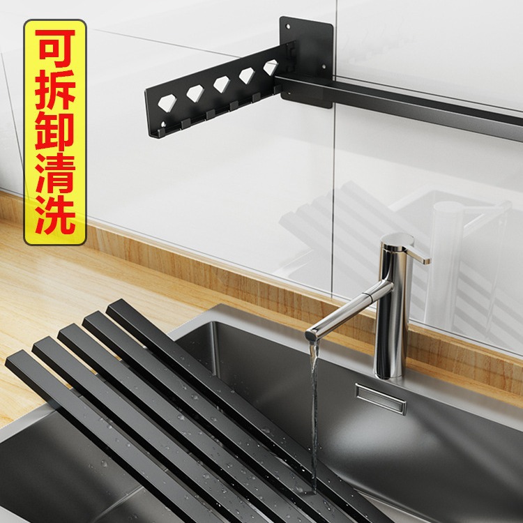 Estante de horno de microondas de acero inoxidable negro montado en la pared estante de almacenamiento de cocina sin perforaciones horno cocina de arroz soporte estante de almacenamiento