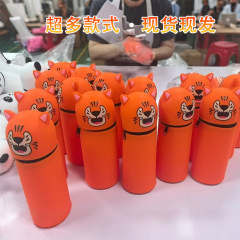 国境を越えた売れ筋動物タイガー文具箱クリエイティブ小さなギフトシリコン鉛筆バッグ垂直ペンホルダーパンダ鉛筆バッグ
