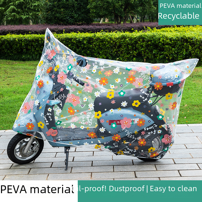 Electric car, universal raincoat