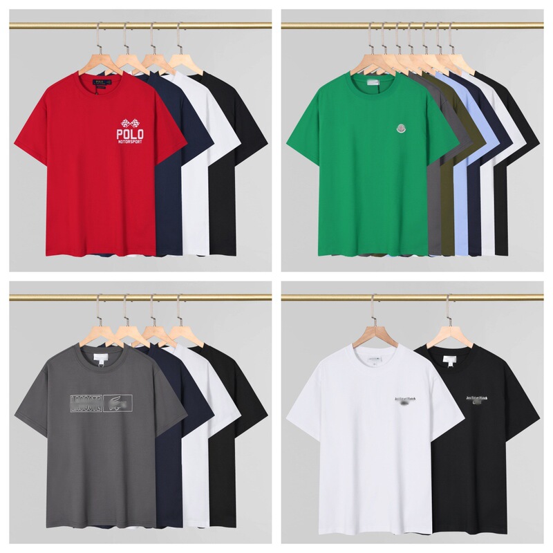 26 New Models of Cross-Border Foreign Trade Authentic Polo T-Shirts, Short-Sleeved, Fashionable and Versatile, Unisex