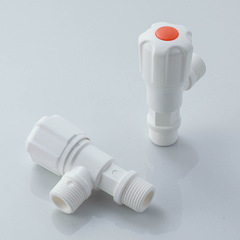 Plastic faucet angle valve factory wholesale triangular valve bathroom toilet water inlet shut-off valve