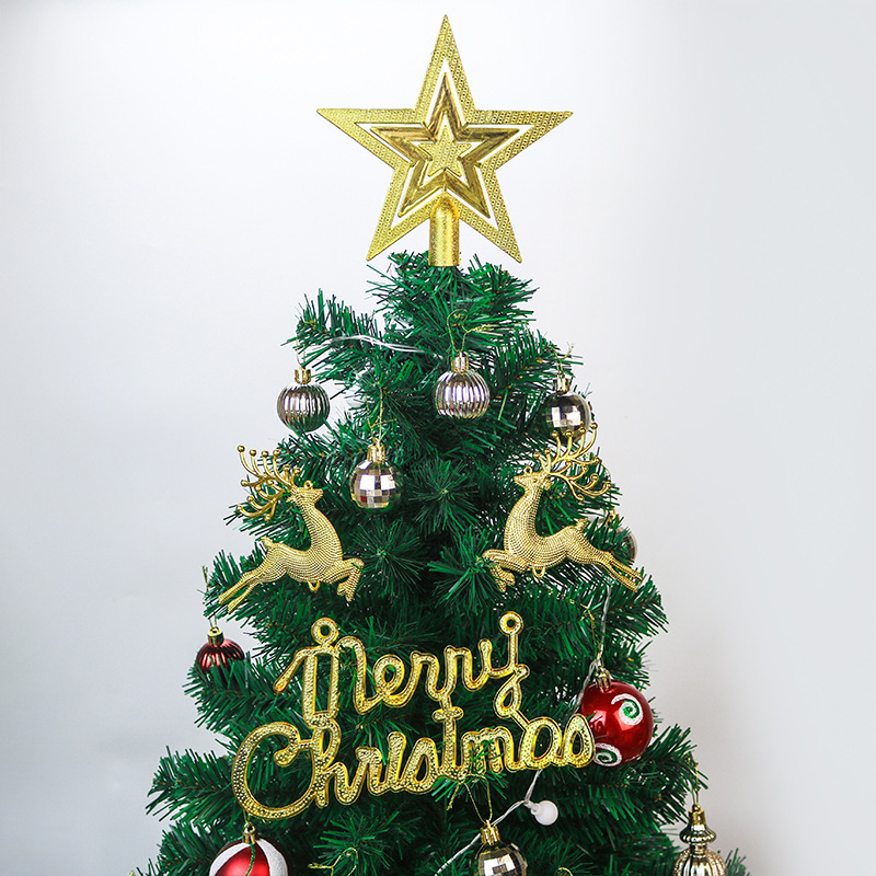 クロスボーダークリスマスツリートップスター装飾用品15センチ五芒星赤立体スタークリスマス装飾用品|undefined