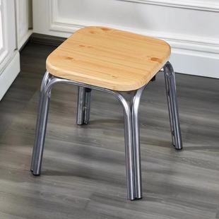 Small Stool for Home Use, Living Room Coffee Table Stool, Rental House Dormitory Small Bench, Stackable Simple Dining Low Stool