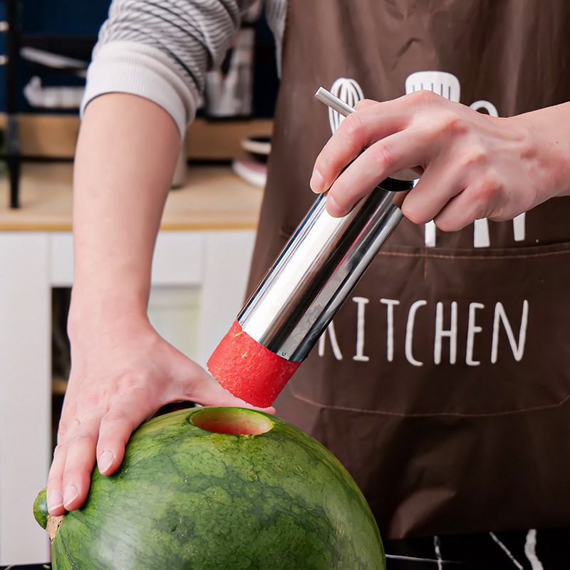 Cross-border factory direct watermelon hole opener stainless steel commercial watermelon hole corer coring tool