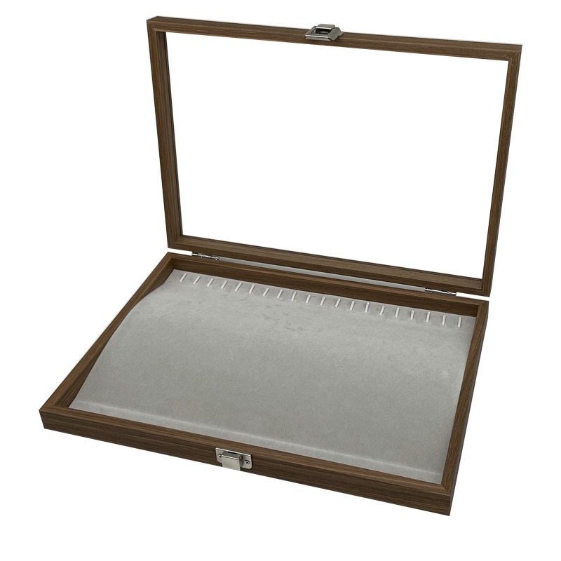 1728g Weight Jewelry Boxes Classification 1 Piece Quantity Holiday, Daily, Selfie Occasion Wood Material Solid Color Pattern Business Style 1 Piece Wood Business Holiday Daily Selfie Solid Color Jewelry Boxes 19