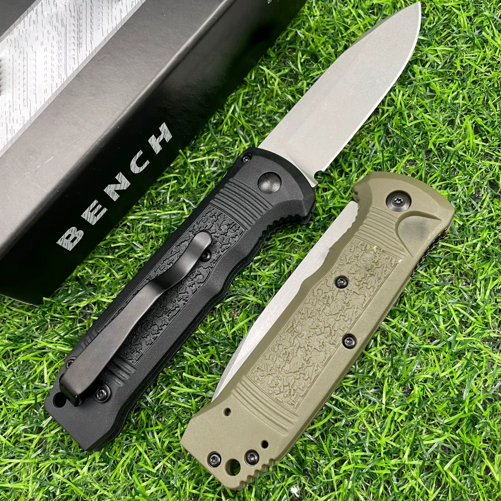 Складной нож-бабочка Benchmade 4400BK, наружный EDC инструмент с нейлоновой/волоконной рукоятью