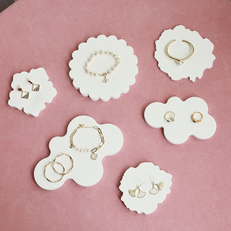 简约北欧时尚石膏摆台首饰轻奢摆件收纳项链陈列架厂家拍摄道具|ms