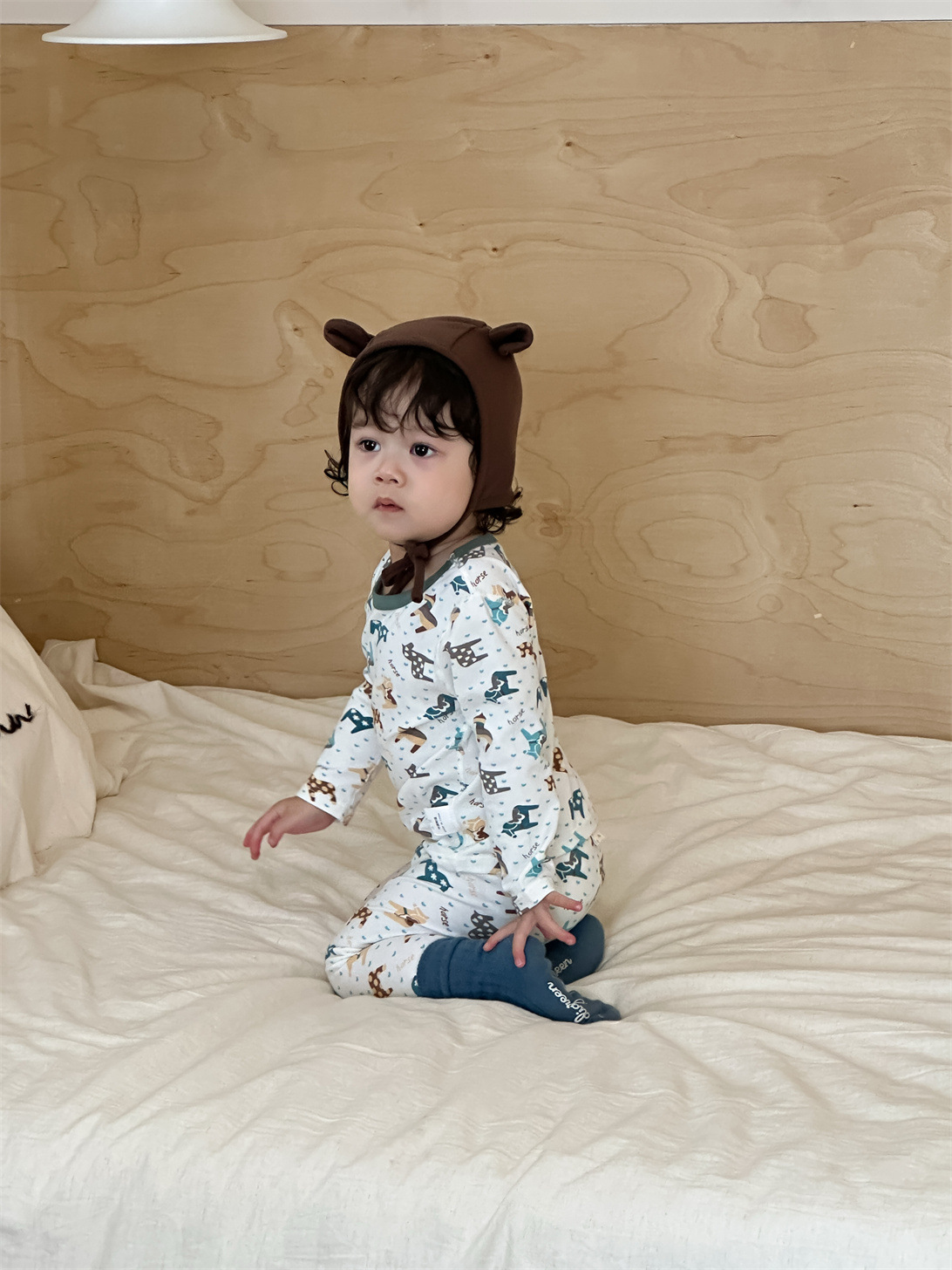 Niños pijamas de otoño set de ropa de bebé set de ropa de otoño ropa de otoño ropa infantil 2025 nuevo