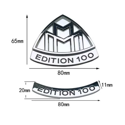 Car logo logo anniversary side emblem