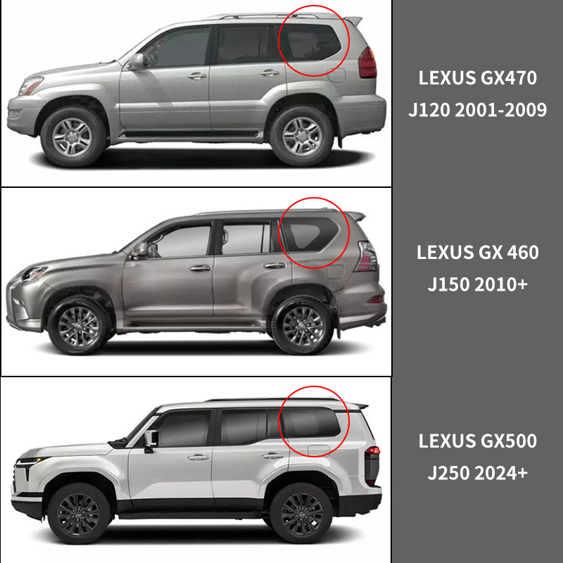 For Lexus GX470 GX460 GX400 rain shield Lexus GX Window visor