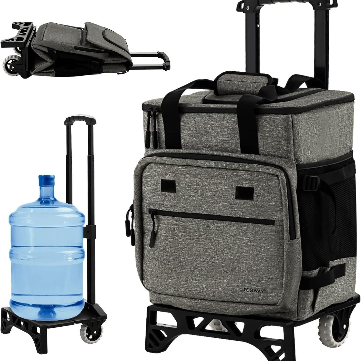 La fuente de la bolsa de hielo de la barra de tracción de la fábrica reduce la carga, bolsa de bebidas frías impermeable y a prueba de fugas, bolsa de aislamiento multifuncional de gran capacidad, color personalizado